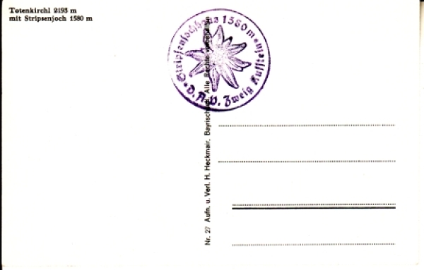 Totenkirchl mit Stripsenjoch - A xxxx 95 137 ** / ●